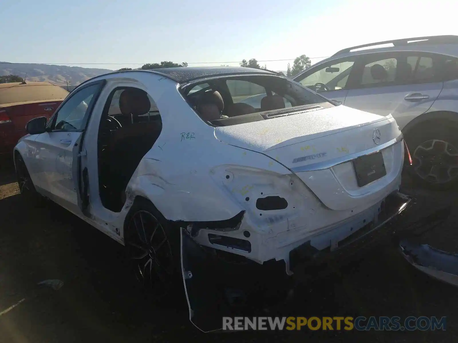 3 Photograph of a damaged car 55SWF6EB7KU305553 MERCEDES-BENZ C 43 AMG 2019