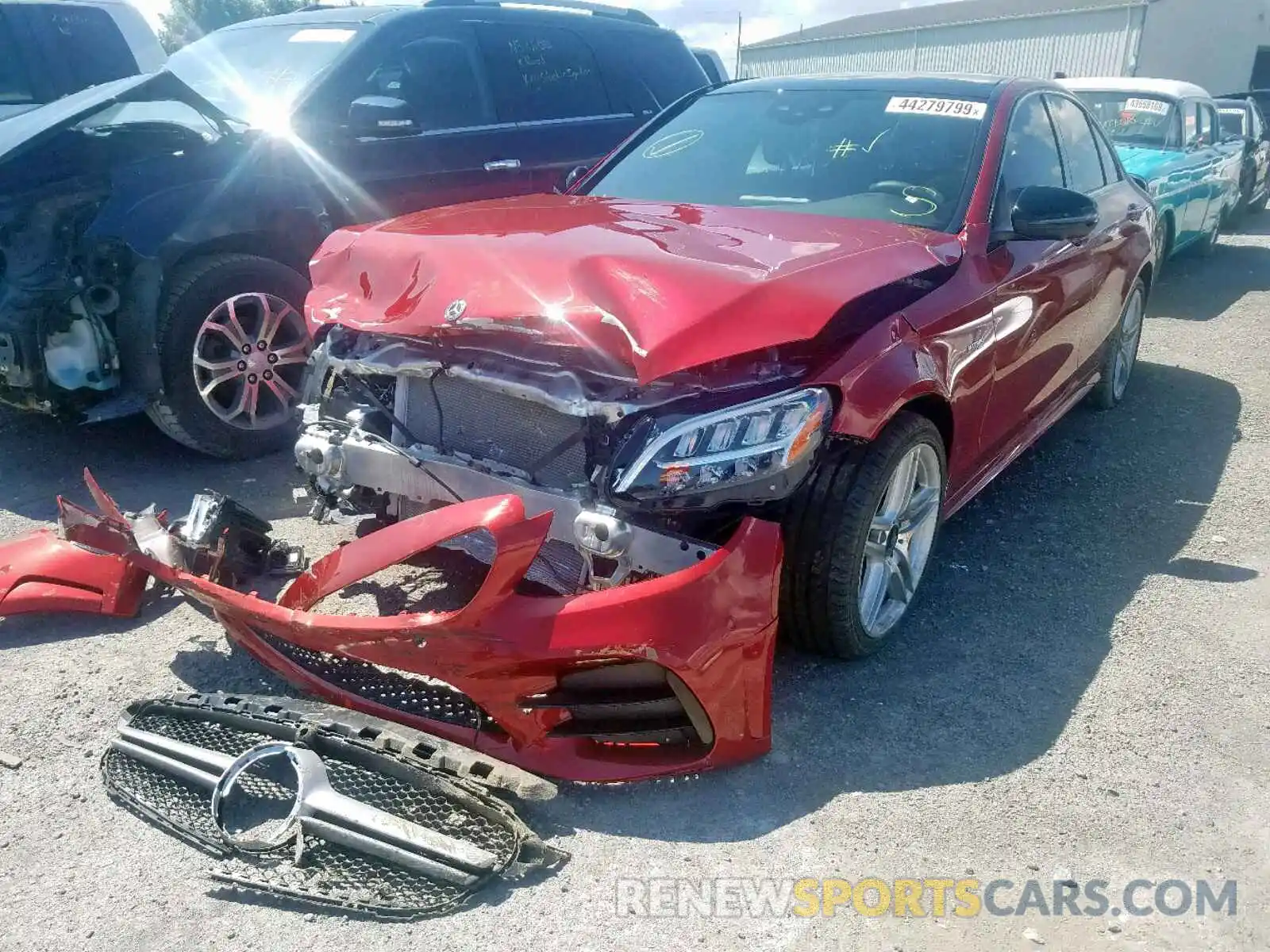 2 Photograph of a damaged car 55SWF6EB8KU283921 MERCEDES-BENZ C 43 AMG 2019