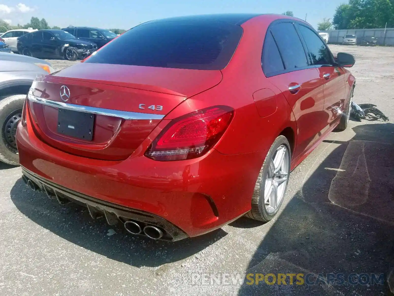 4 Photograph of a damaged car 55SWF6EB8KU283921 MERCEDES-BENZ C 43 AMG 2019