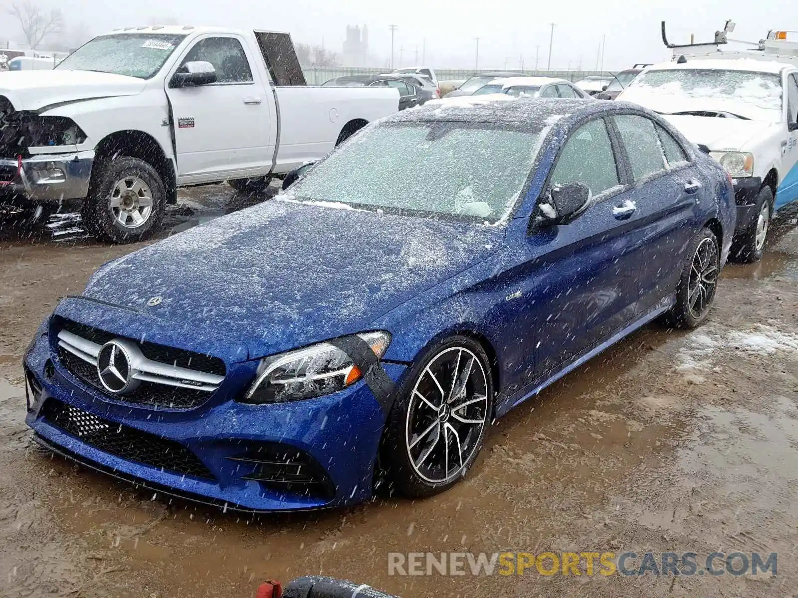 2 Photograph of a damaged car 55SWF6EB8KU318411 MERCEDES-BENZ C 43 AMG 2019