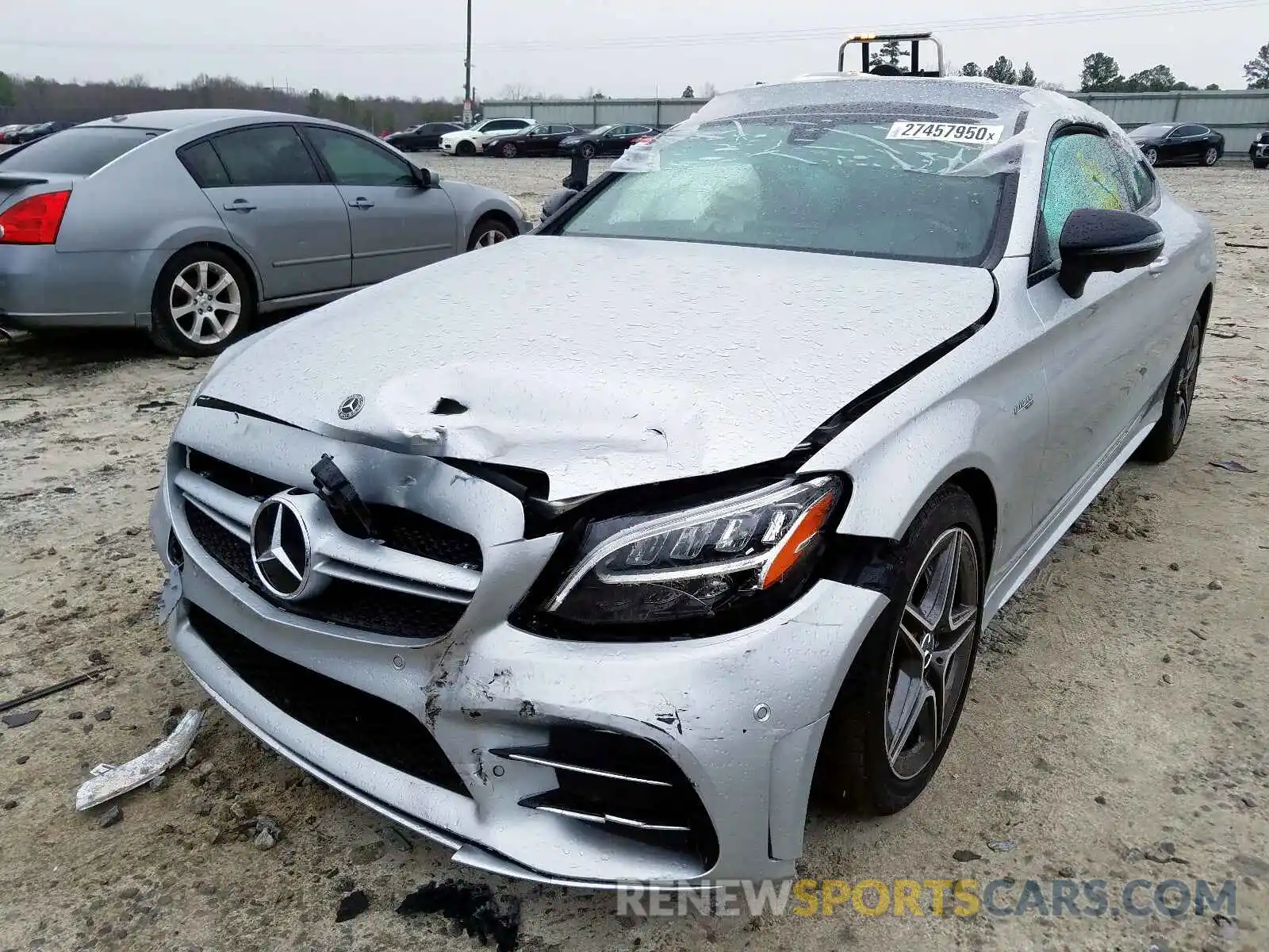 2 Photograph of a damaged car WDDWJ6EB0KF904439 MERCEDES-BENZ C 43 AMG 2019