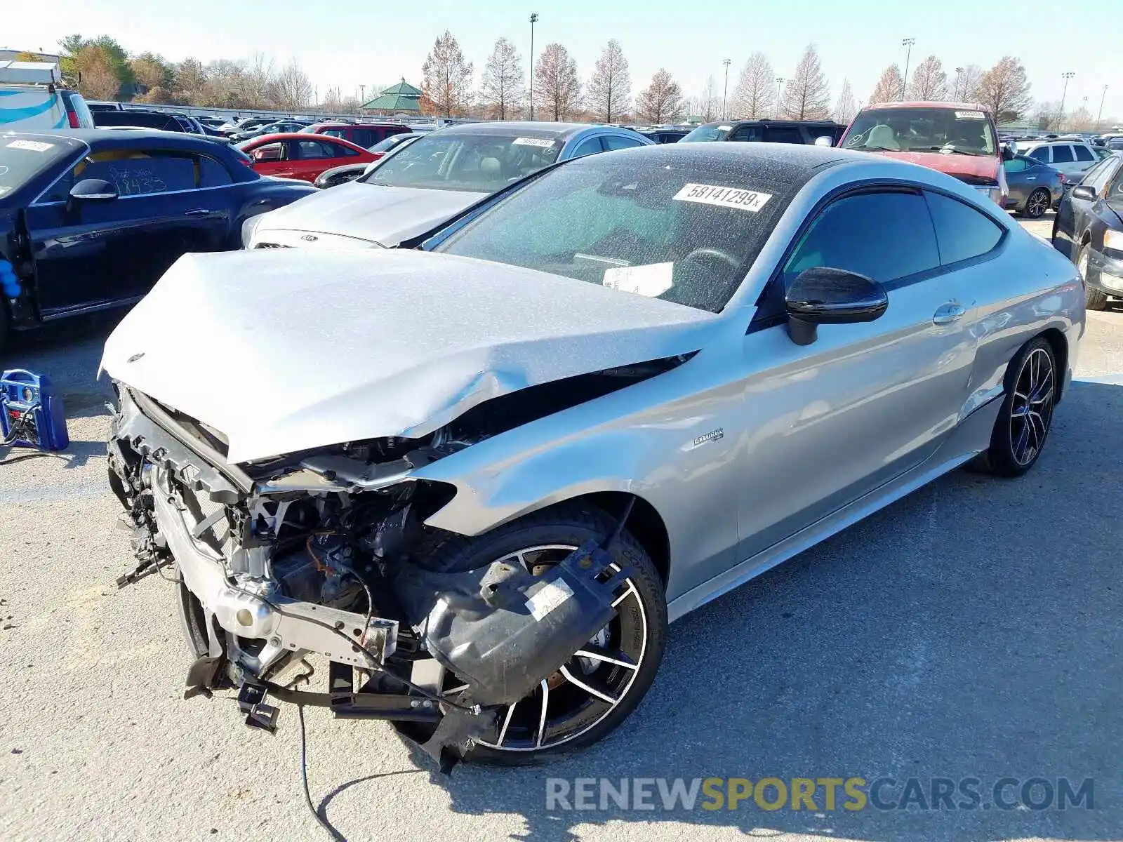 2 Photograph of a damaged car WDDWJ6EB1KF879230 MERCEDES-BENZ C 43 AMG 2019