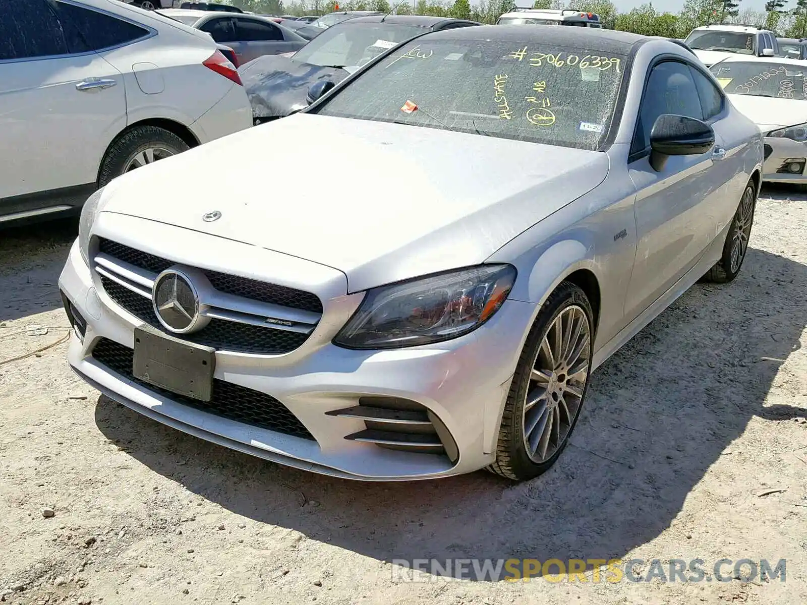 2 Photograph of a damaged car WDDWJ6EB7KF826578 MERCEDES-BENZ C 43 AMG 2019