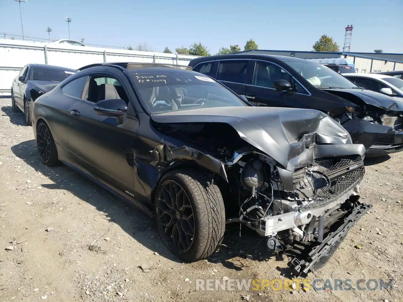 1 Photograph of a damaged car WDDWJ6EB8KF853725 MERCEDES-BENZ C 43 AMG 2019