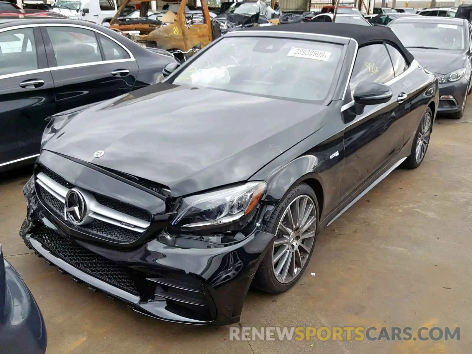 2 Photograph of a damaged car WDDWK6EB2KF813735 MERCEDES-BENZ C 43 AMG 2019