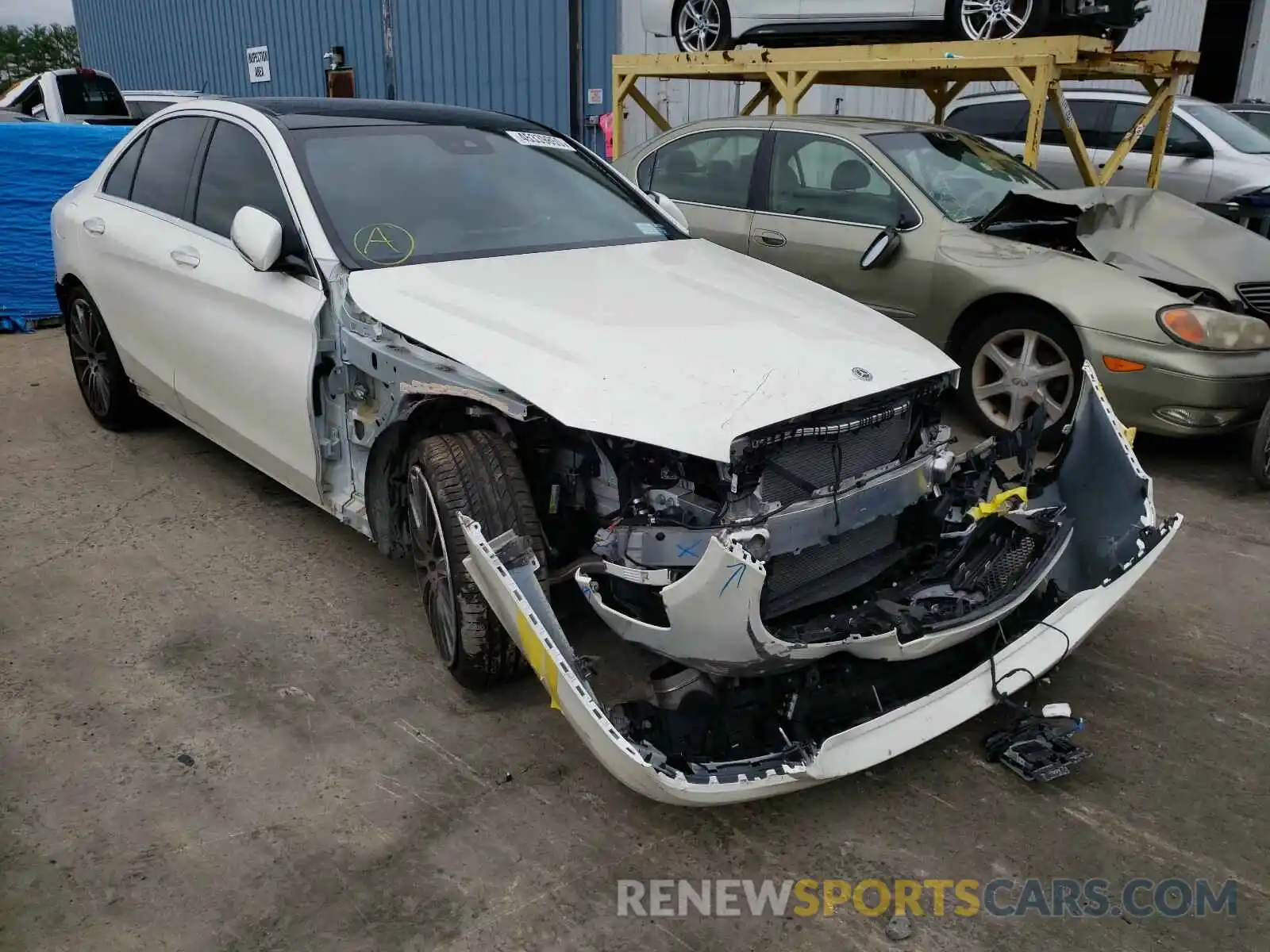 1 Photograph of a damaged car 55SWF6EB1LU323807 MERCEDES-BENZ C 43 AMG 2020