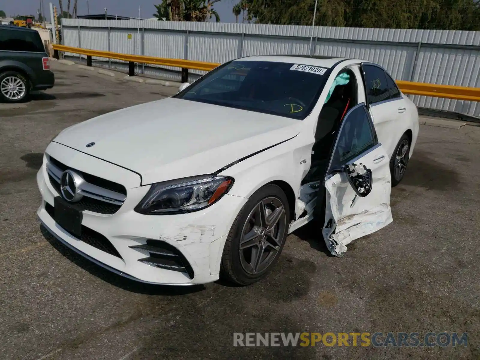 2 Photograph of a damaged car 55SWF6EB7LU330017 MERCEDES-BENZ C 43 AMG 2020