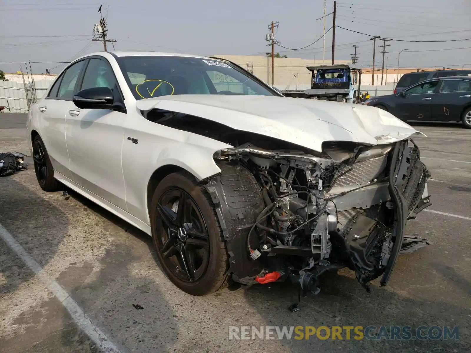 1 Photograph of a damaged car 55SWF6EB9LU328706 MERCEDES-BENZ C 43 AMG 2020