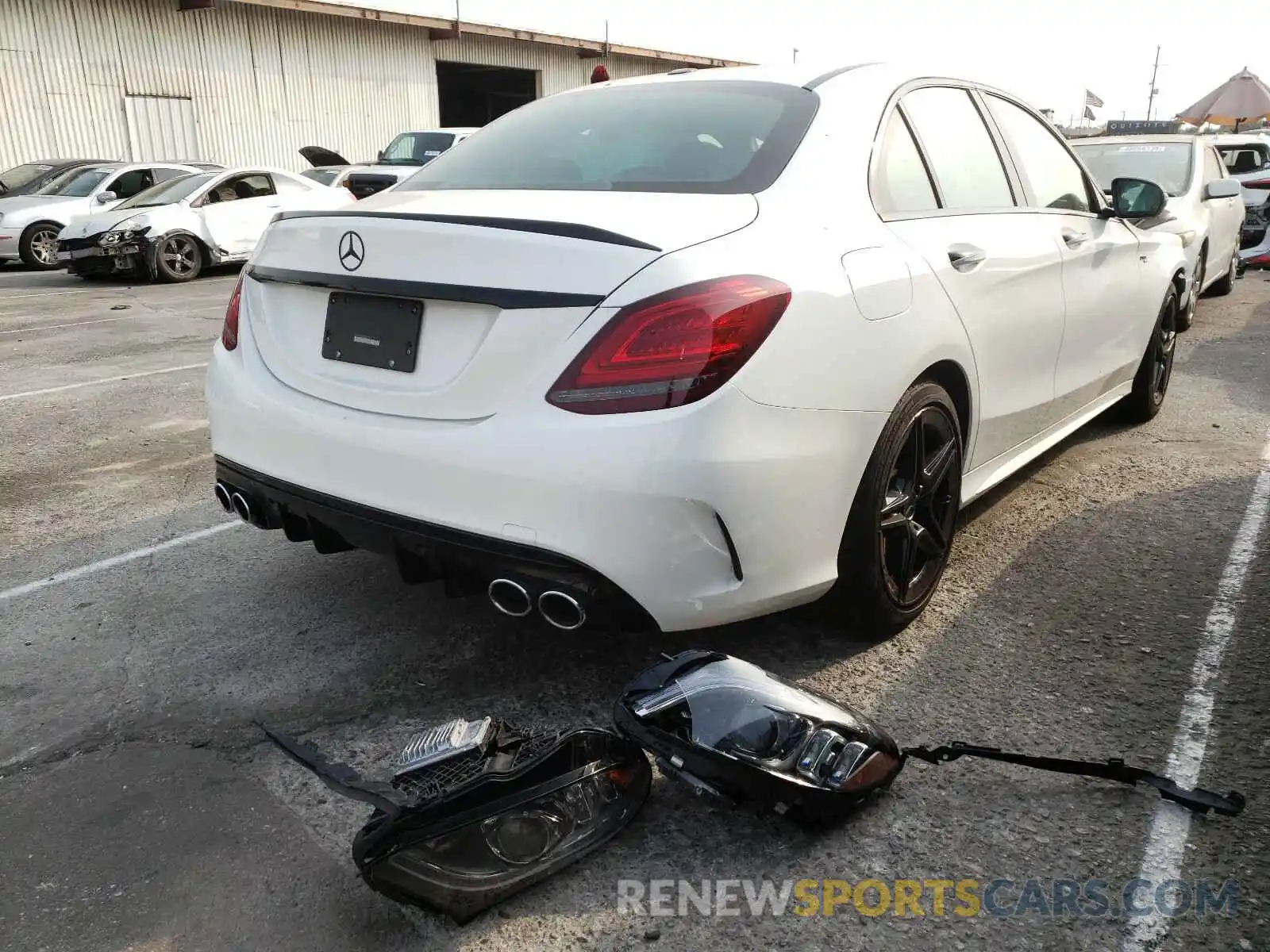 4 Photograph of a damaged car 55SWF6EB9LU328706 MERCEDES-BENZ C 43 AMG 2020