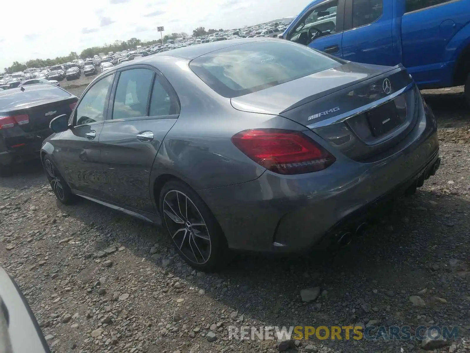 3 Photograph of a damaged car W1KWF6EB2LR585191 MERCEDES-BENZ C 43 AMG 2020