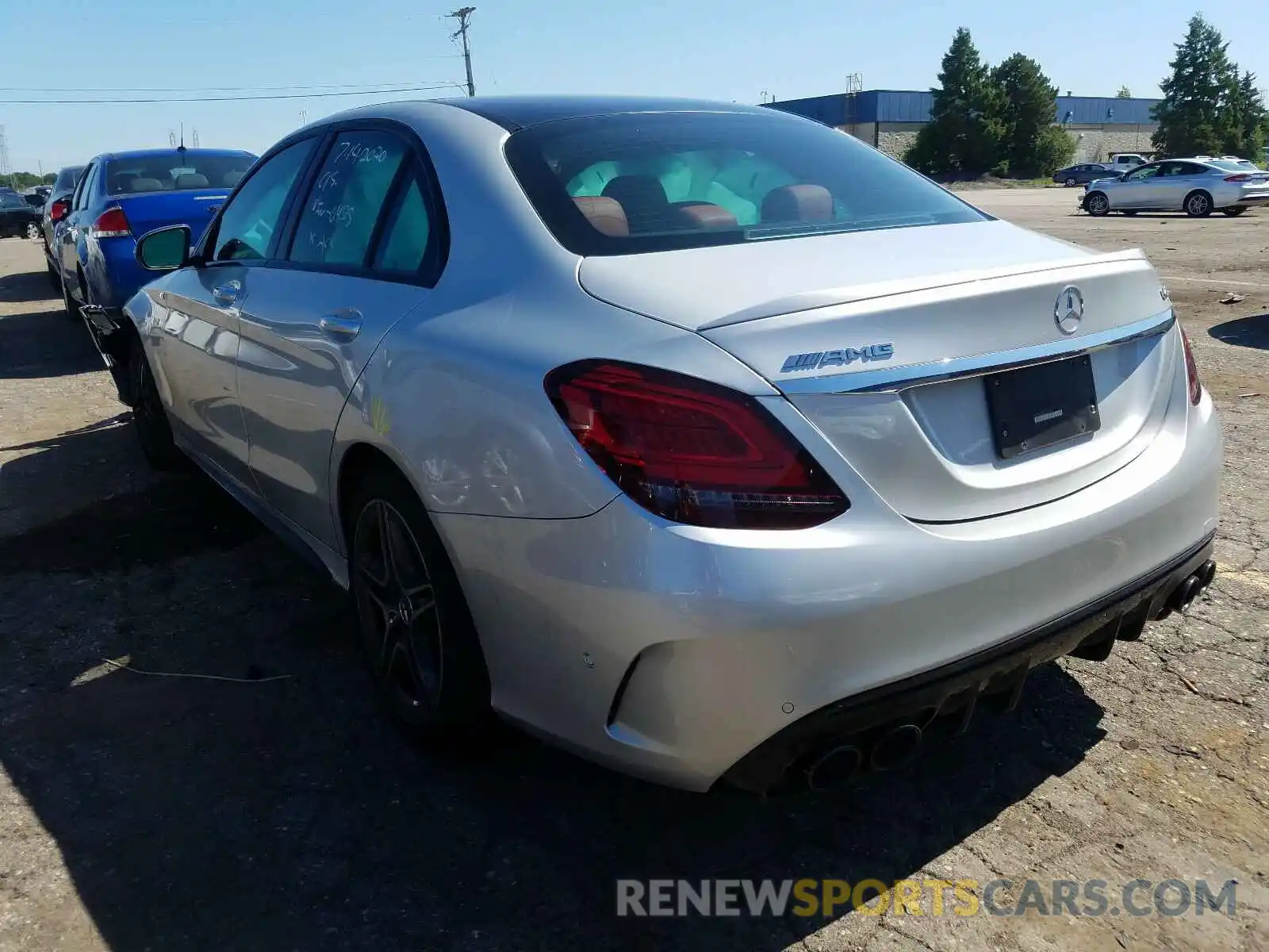 3 Photograph of a damaged car W1KWF6EB3LR570425 MERCEDES-BENZ C 43 AMG 2020