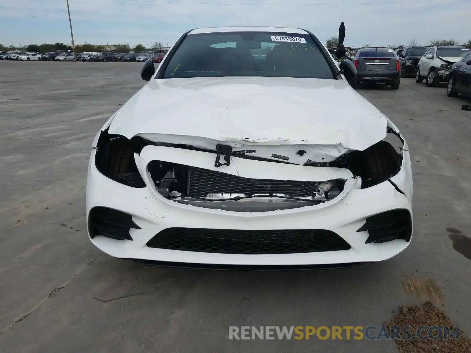 9 Photograph of a damaged car W1KWF6EB8LR587043 MERCEDES-BENZ C 43 AMG 2020