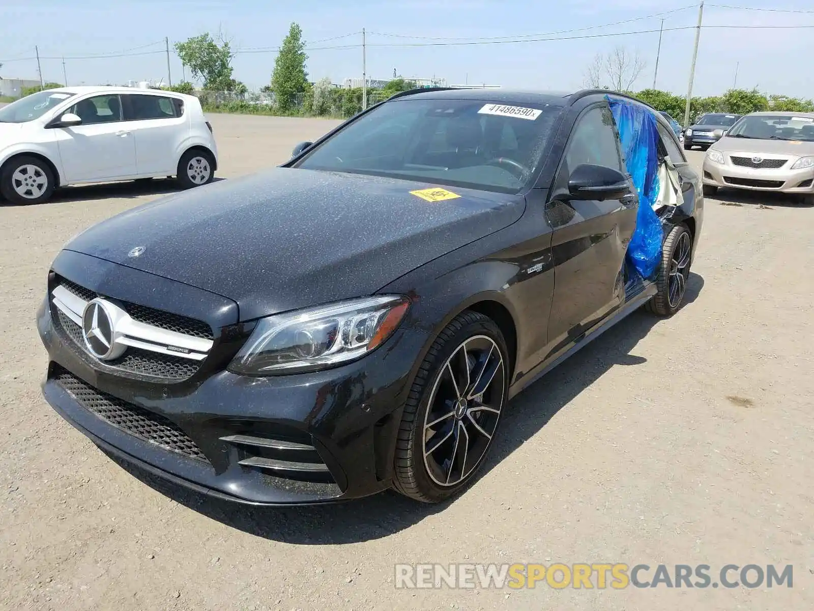 1 Photograph of a damaged car WDDWH6EB4LF975124 MERCEDES-BENZ C 43 AMG 2020