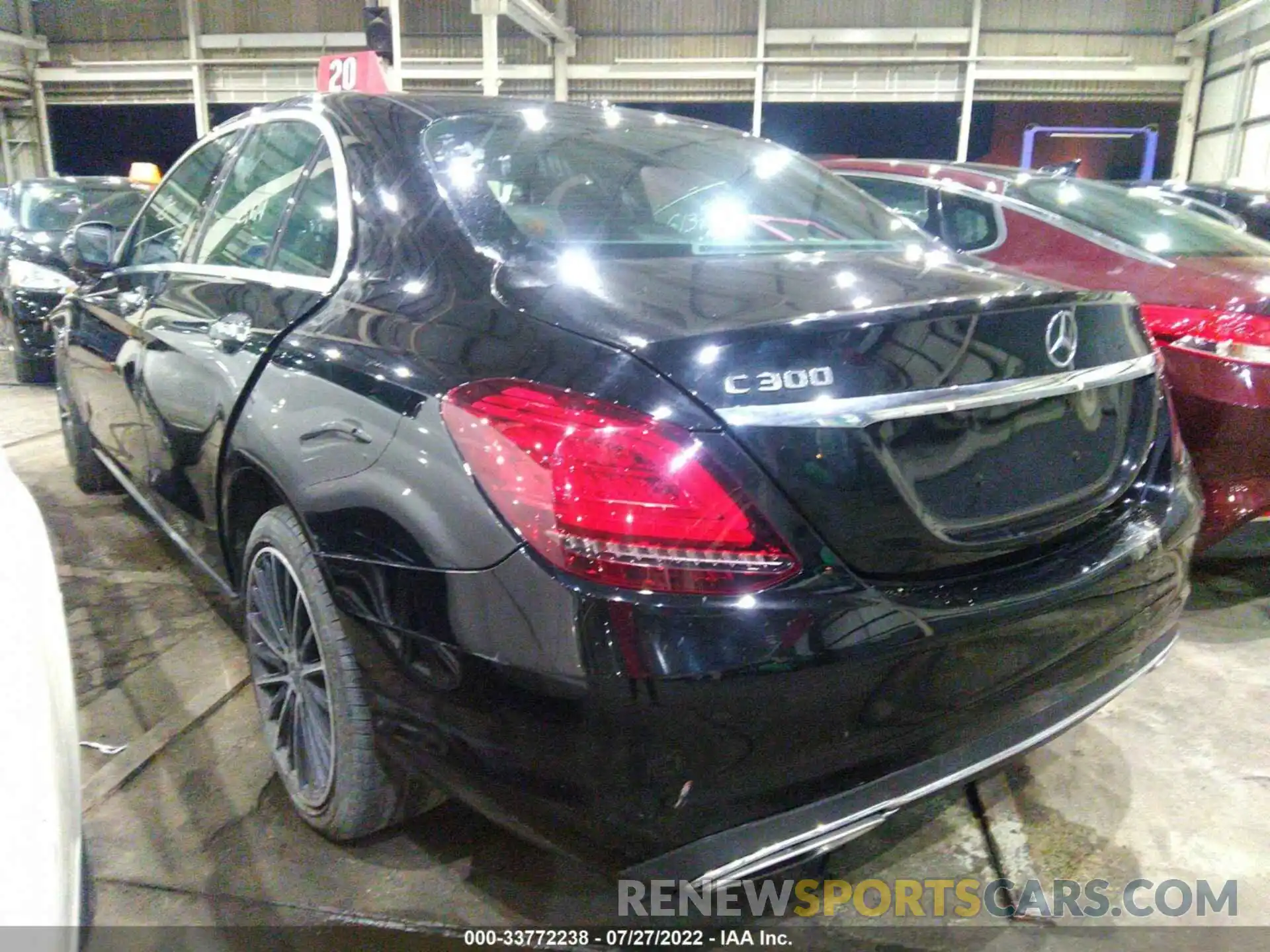 3 Photograph of a damaged car 00DWF8DB5KR484822 MERCEDES-BENZ C-CLASS 2019