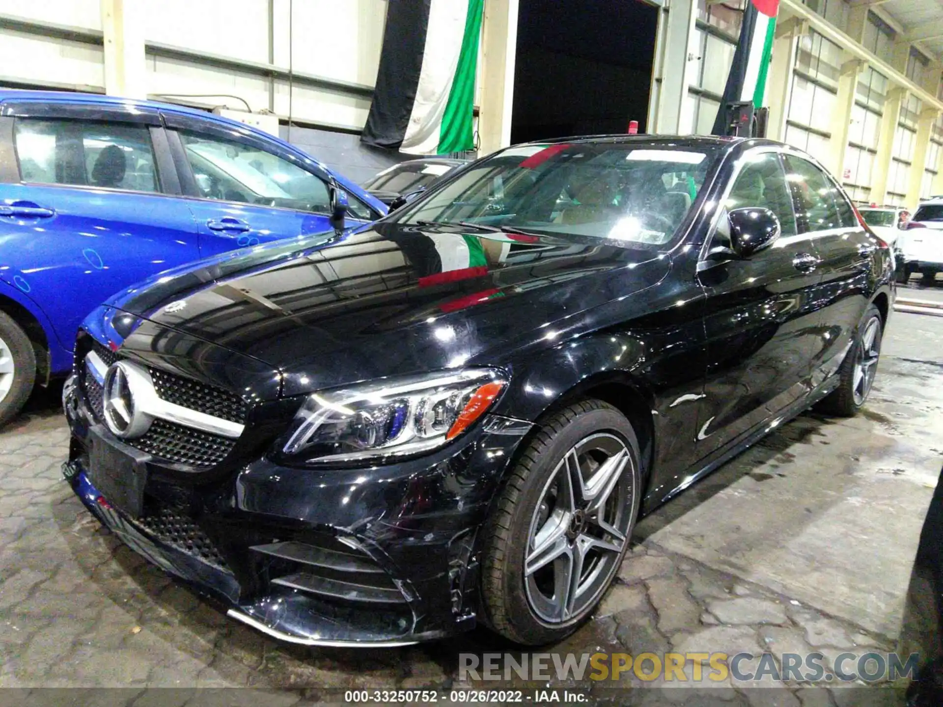 2 Photograph of a damaged car 00SWF8EB0KU301520 MERCEDES-BENZ C-CLASS 2019