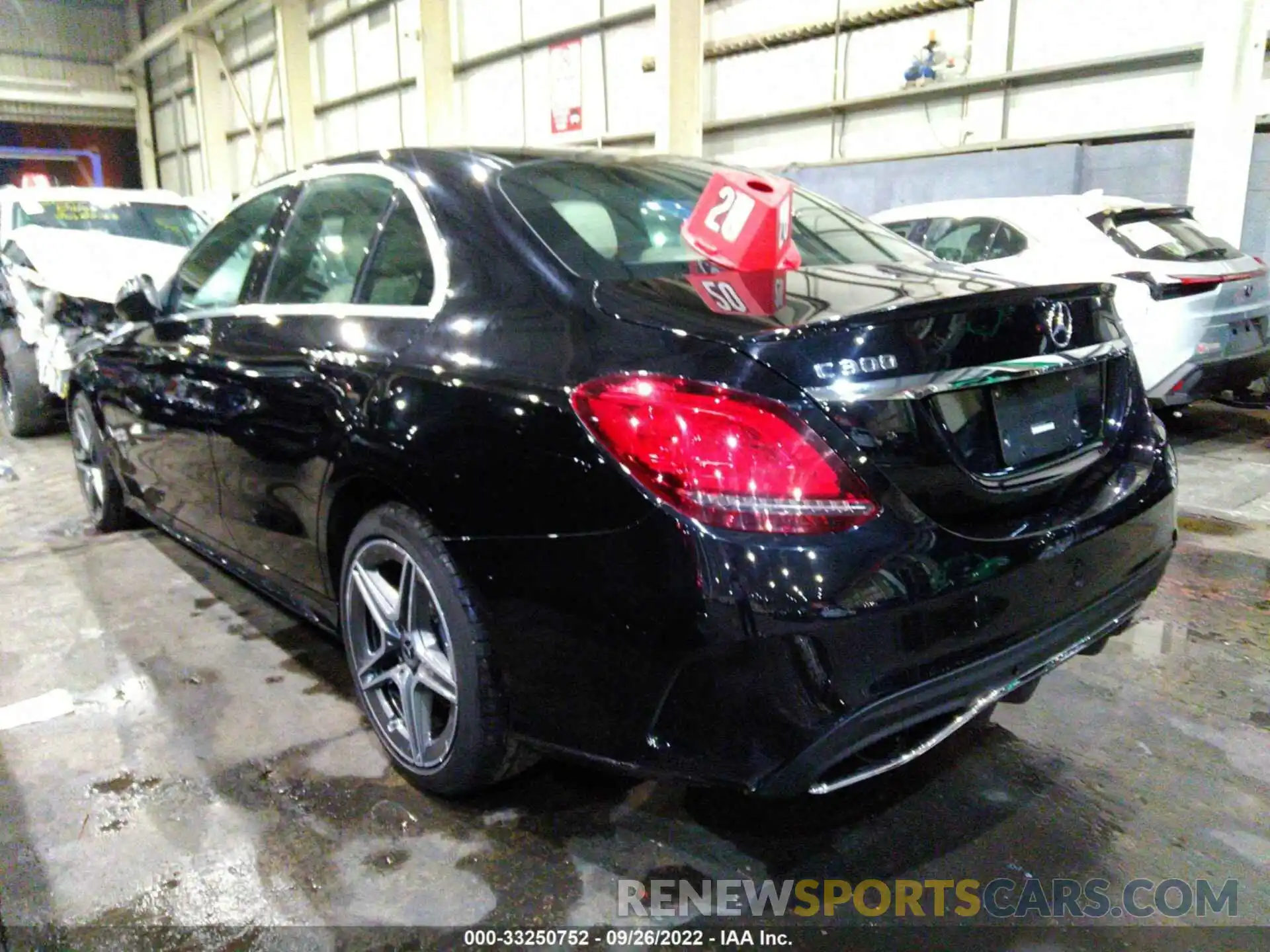 3 Photograph of a damaged car 00SWF8EB0KU301520 MERCEDES-BENZ C-CLASS 2019