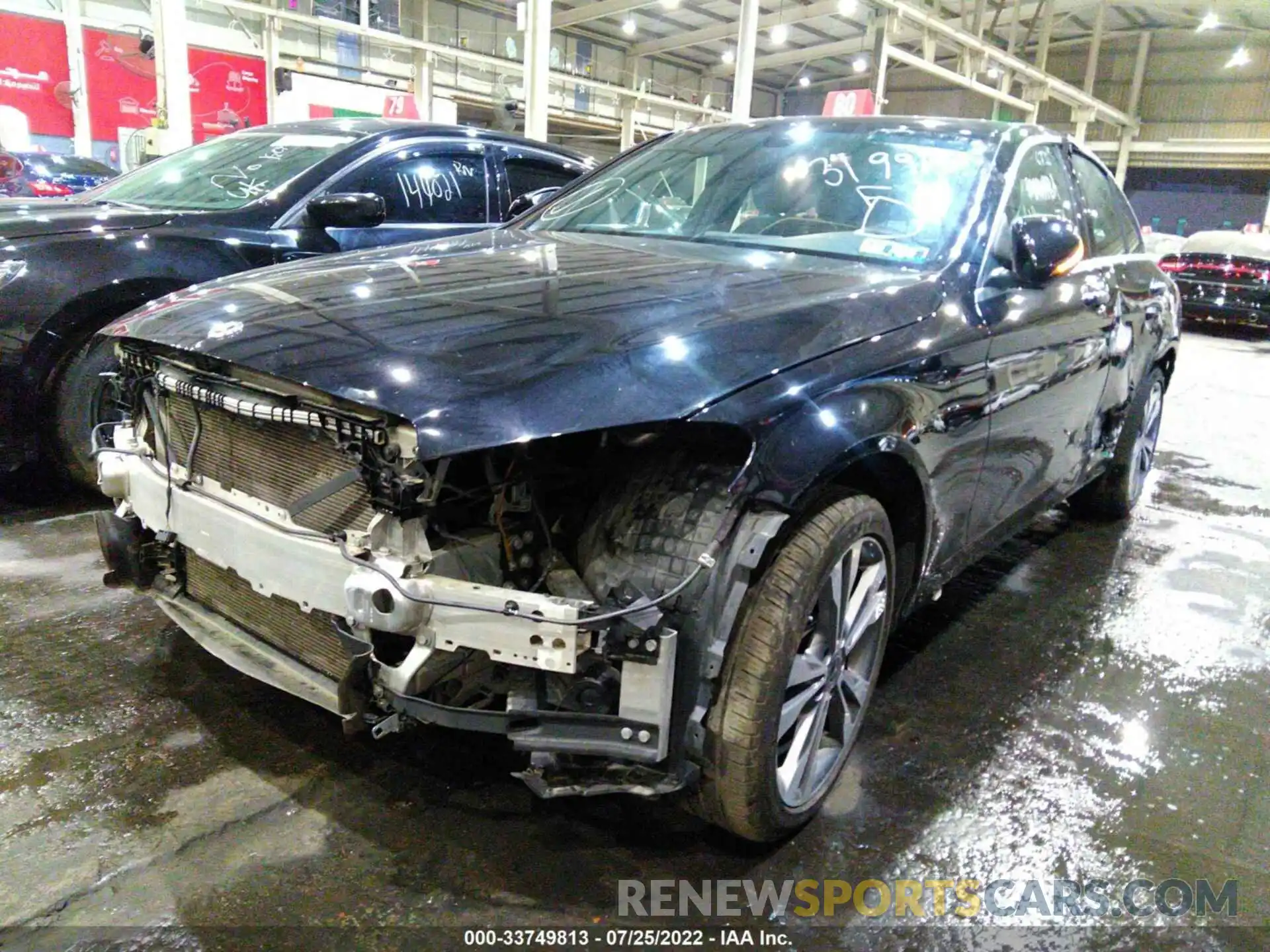 2 Photograph of a damaged car 00SWF8EBXKU319913 MERCEDES-BENZ C-CLASS 2019