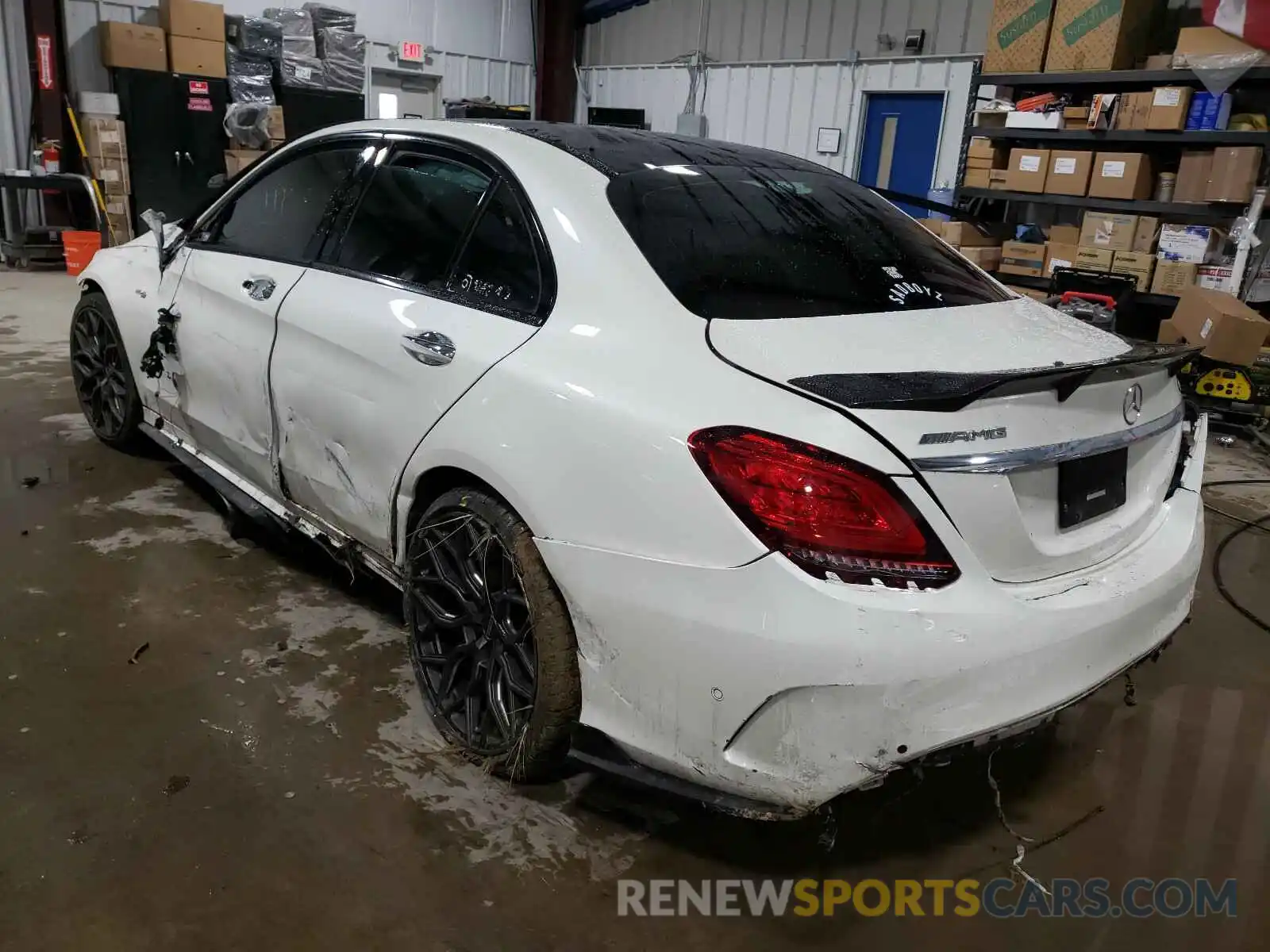 3 Photograph of a damaged car 55SWF6EB0KU287493 MERCEDES-BENZ C CLASS 2019