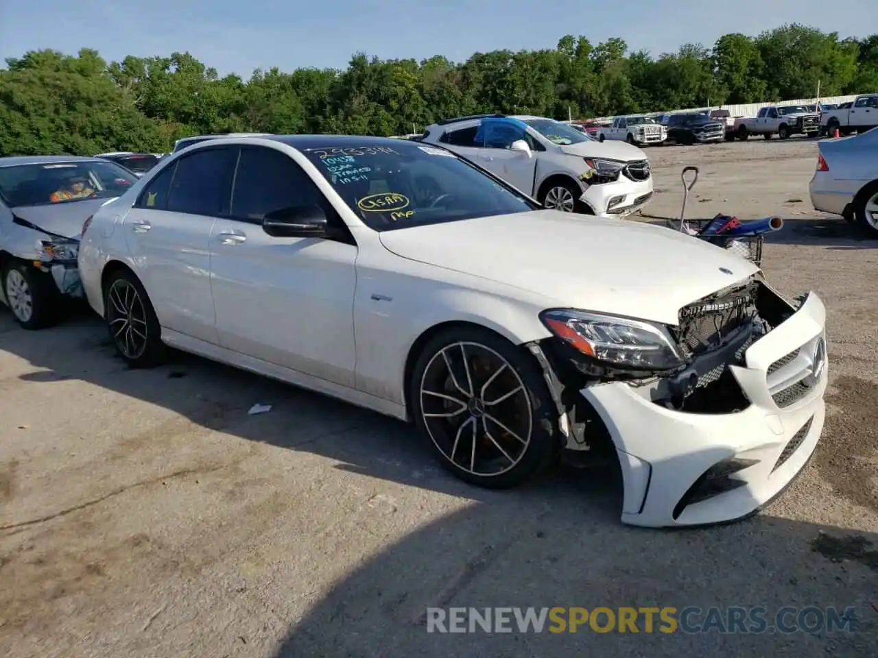 1 Photograph of a damaged car 55SWF6EB2KU293344 MERCEDES-BENZ C-CLASS 2019