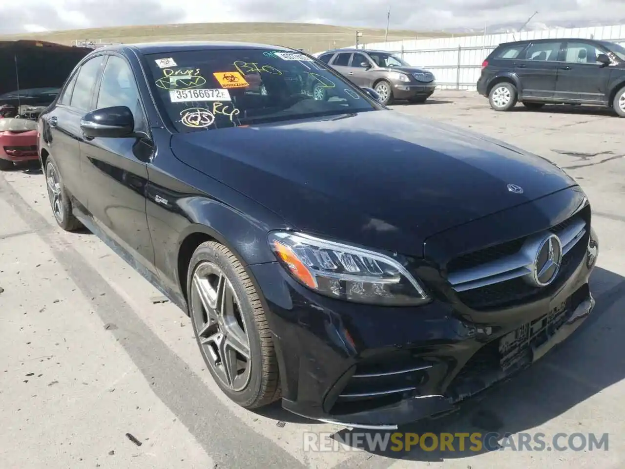 1 Photograph of a damaged car 55SWF6EB3KU291179 MERCEDES-BENZ C-CLASS 2019