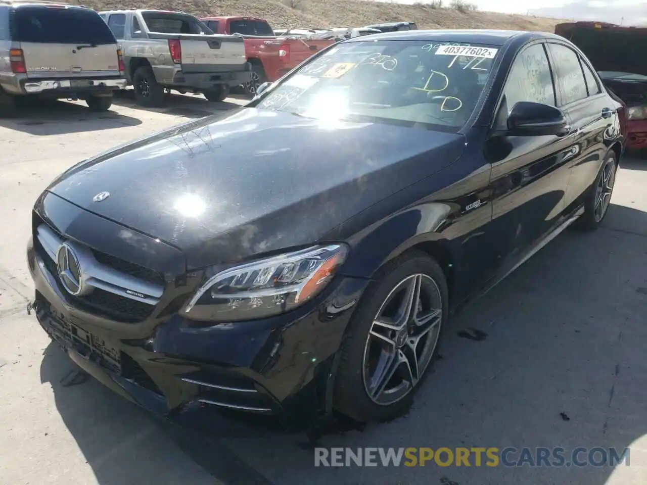 2 Photograph of a damaged car 55SWF6EB3KU291179 MERCEDES-BENZ C-CLASS 2019