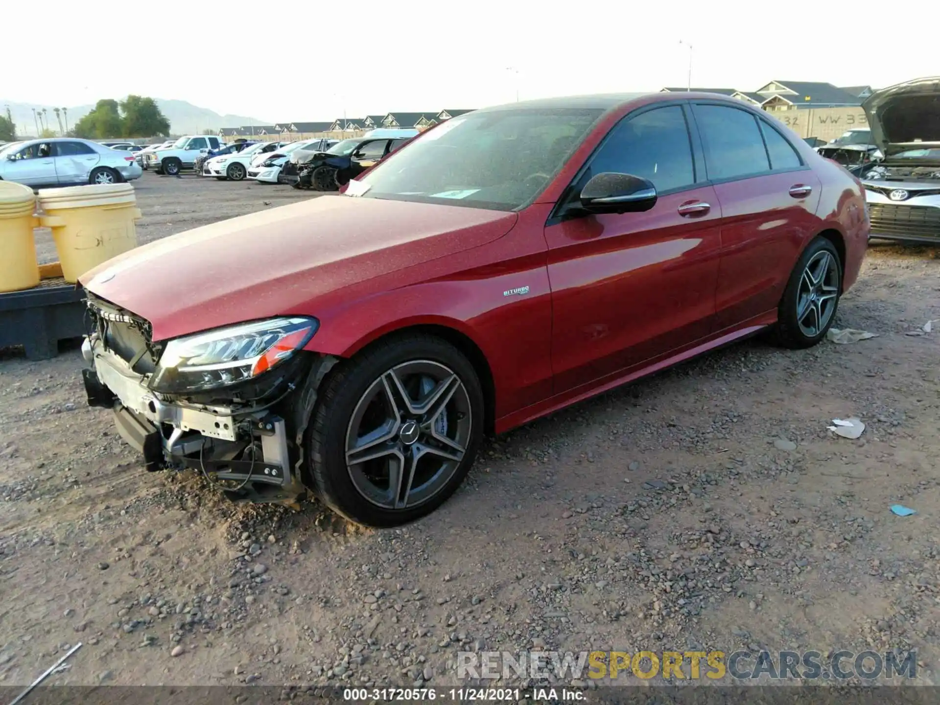 2 Photograph of a damaged car 55SWF6EB3KU311835 MERCEDES-BENZ C-CLASS 2019