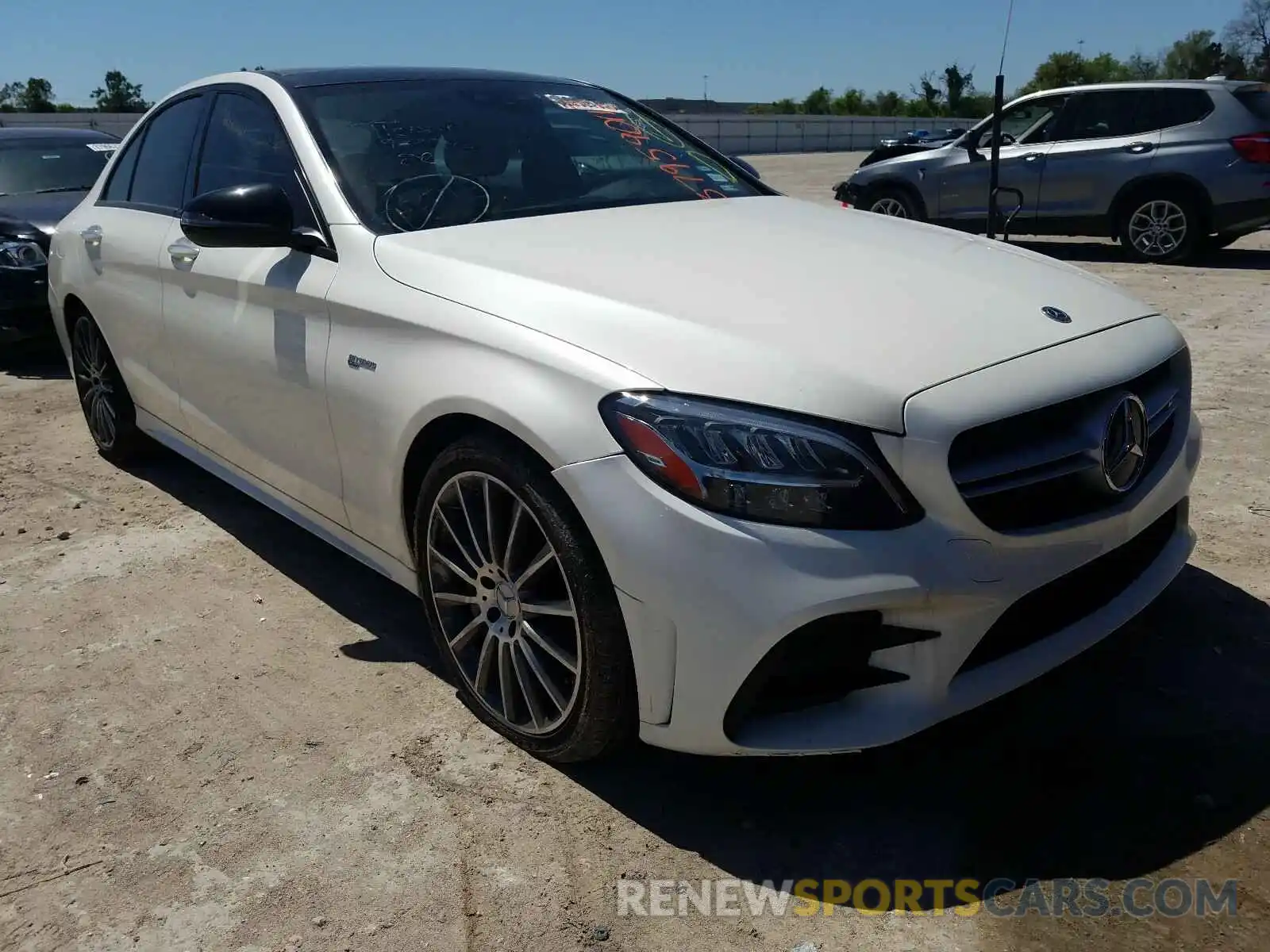 1 Photograph of a damaged car 55SWF6EB4KU284838 MERCEDES-BENZ C CLASS 2019