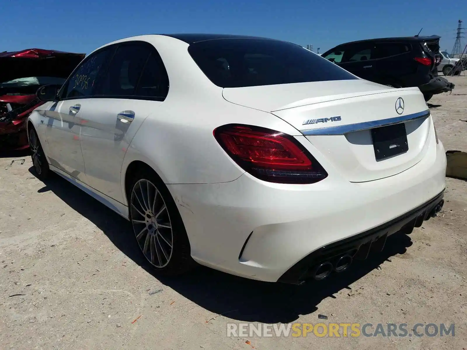 3 Photograph of a damaged car 55SWF6EB4KU284838 MERCEDES-BENZ C CLASS 2019