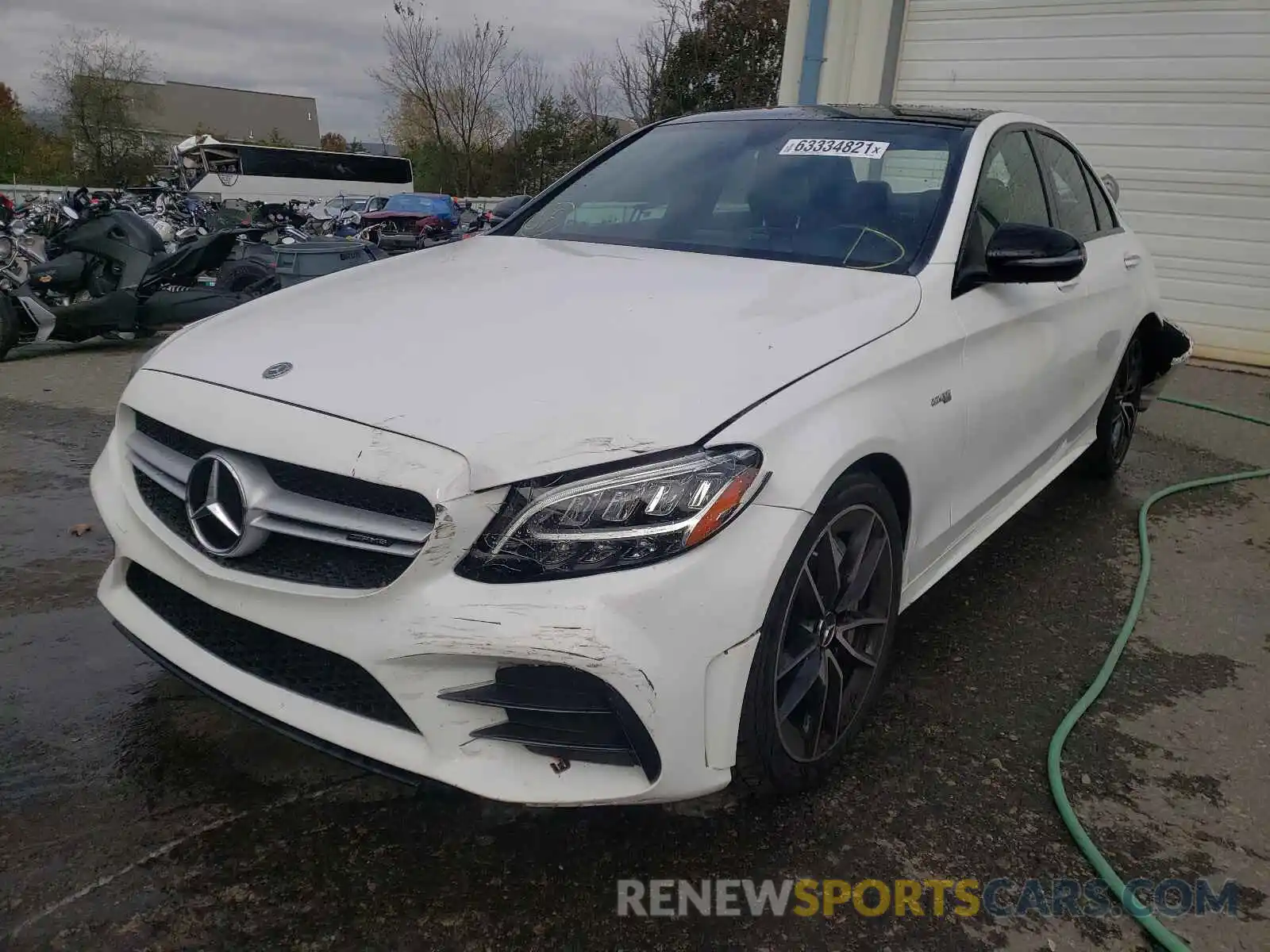 2 Photograph of a damaged car 55SWF6EB4KU290316 MERCEDES-BENZ C-CLASS 2019