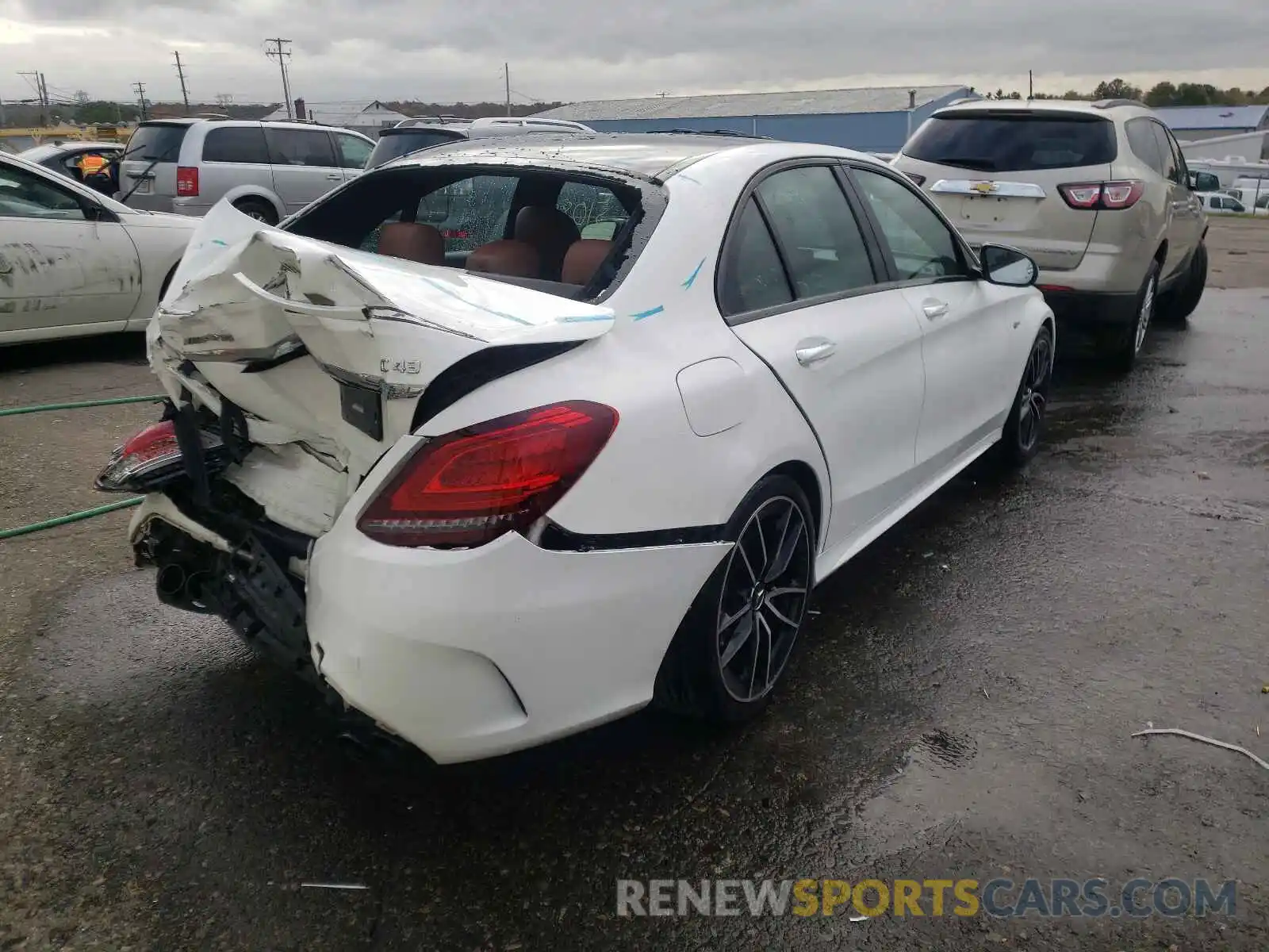 4 Photograph of a damaged car 55SWF6EB4KU290316 MERCEDES-BENZ C-CLASS 2019