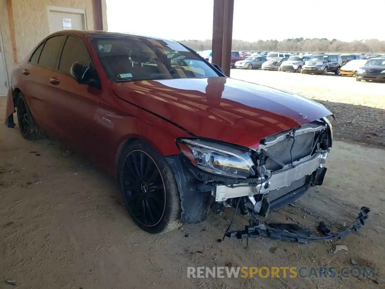 1 Photograph of a damaged car 55SWF6EB4KU292146 MERCEDES-BENZ C-CLASS 2019