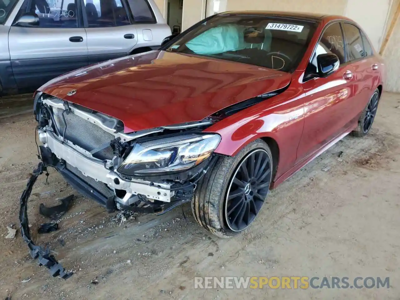 2 Photograph of a damaged car 55SWF6EB4KU292146 MERCEDES-BENZ C-CLASS 2019