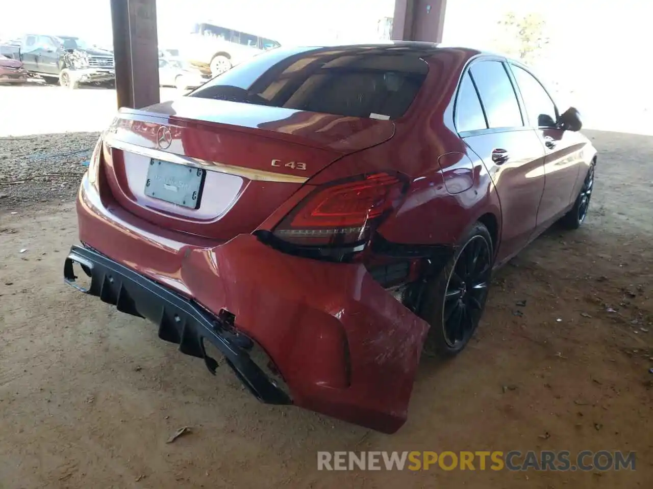 4 Photograph of a damaged car 55SWF6EB4KU292146 MERCEDES-BENZ C-CLASS 2019