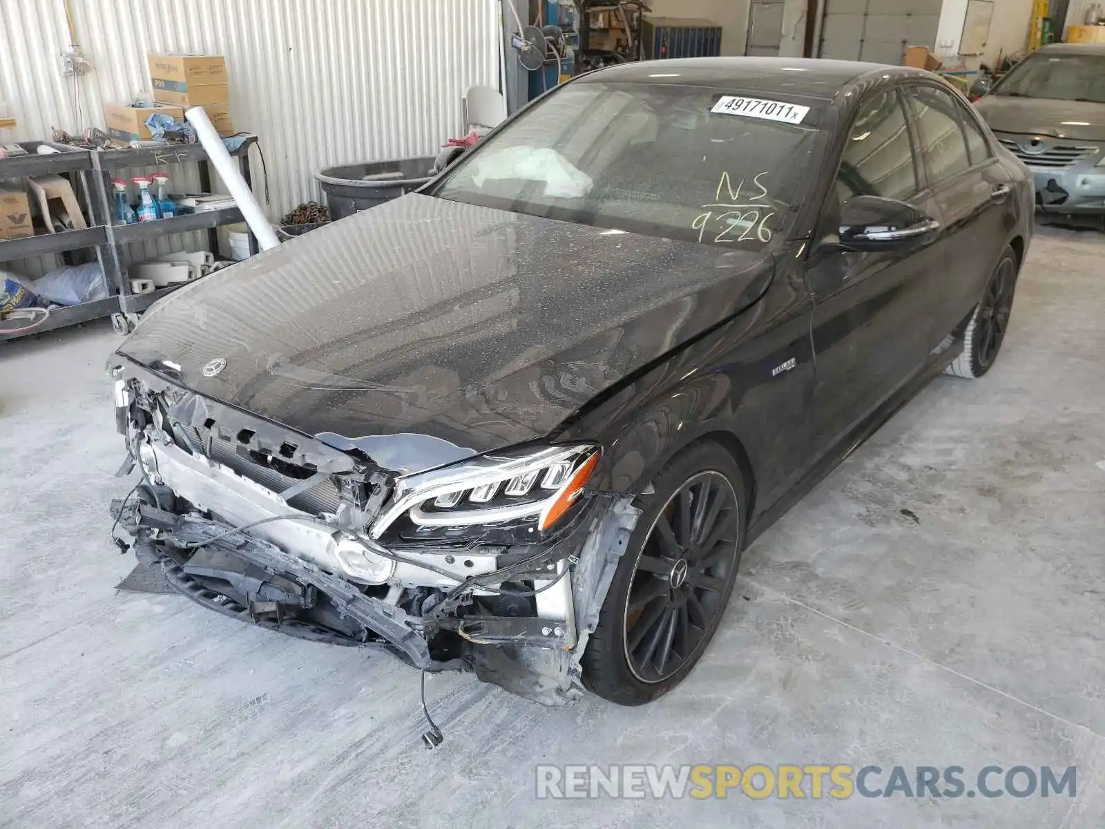 2 Photograph of a damaged car 55SWF6EB4KU299226 MERCEDES-BENZ C-CLASS 2019