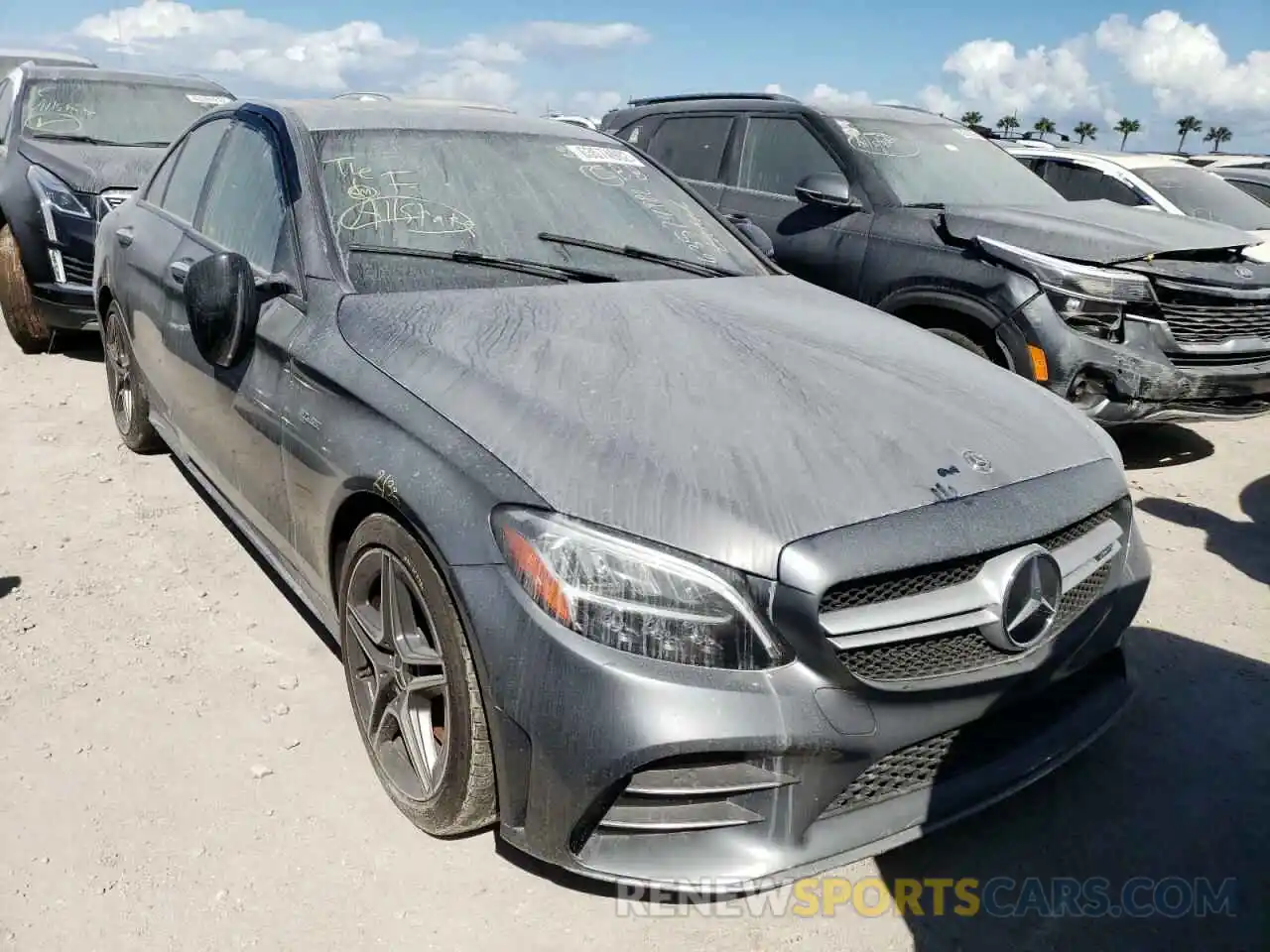 1 Photograph of a damaged car 55SWF6EB4KU315828 MERCEDES-BENZ C-CLASS 2019