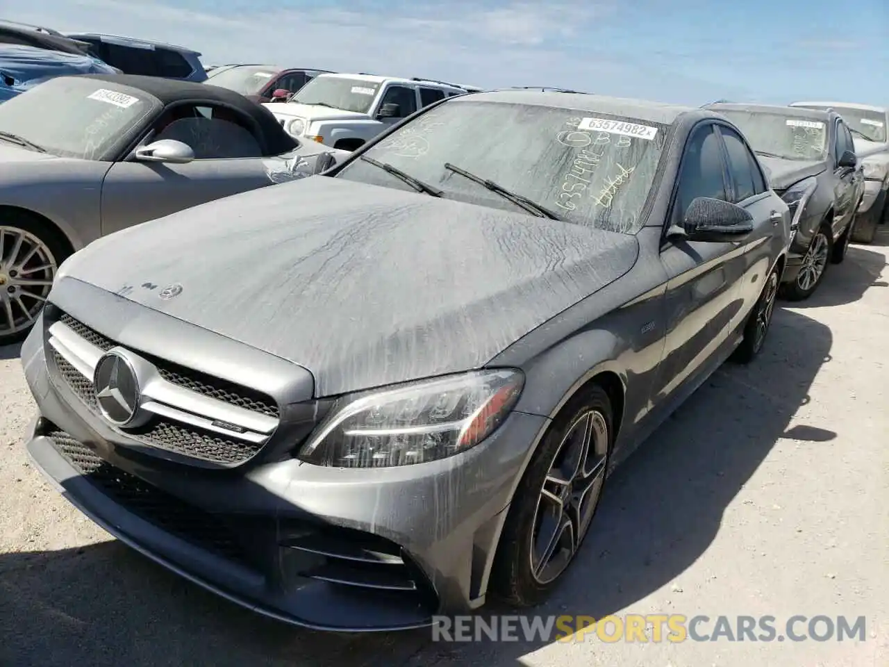 2 Photograph of a damaged car 55SWF6EB4KU315828 MERCEDES-BENZ C-CLASS 2019