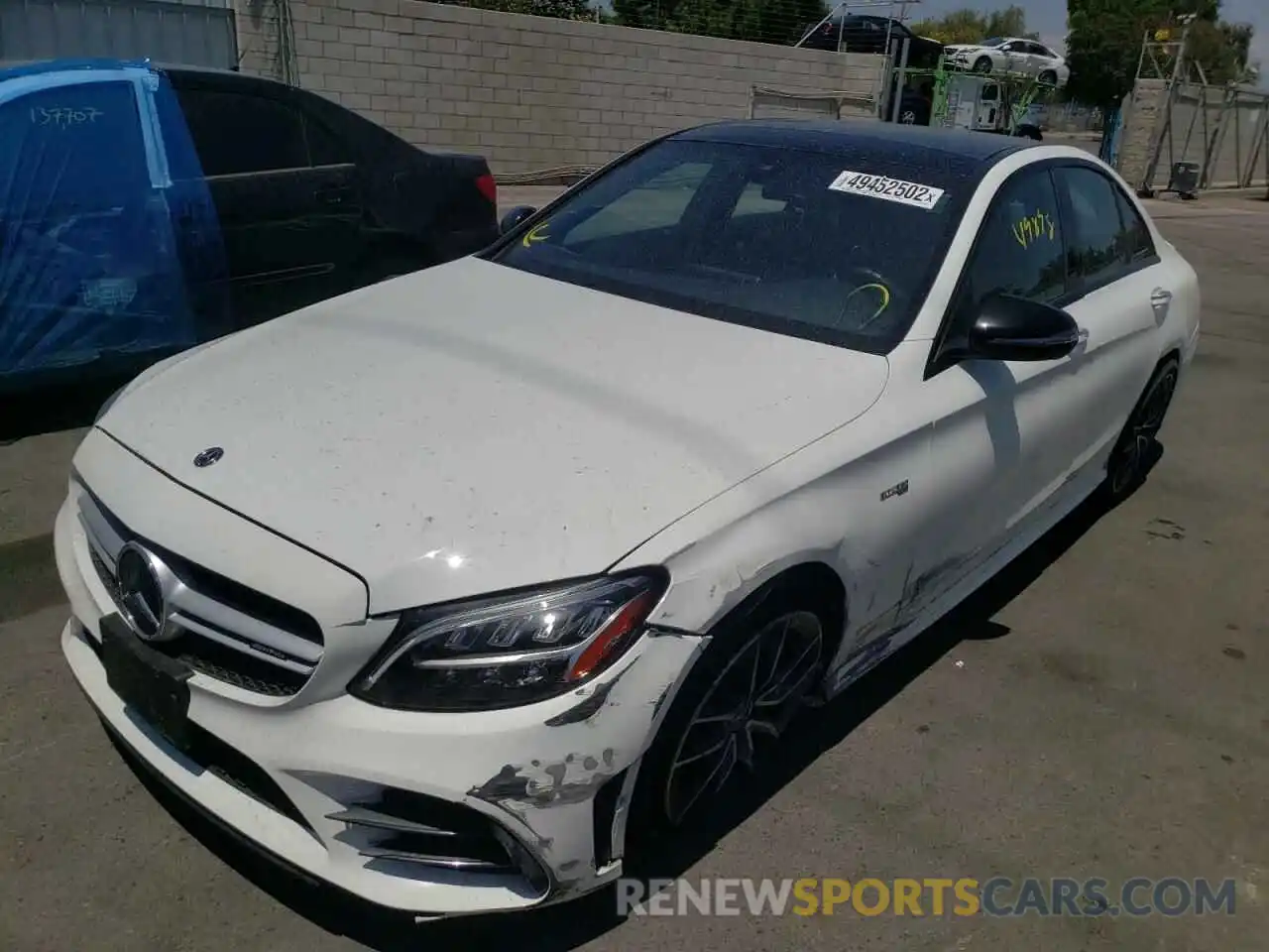 2 Photograph of a damaged car 55SWF6EB5KU293192 MERCEDES-BENZ C-CLASS 2019