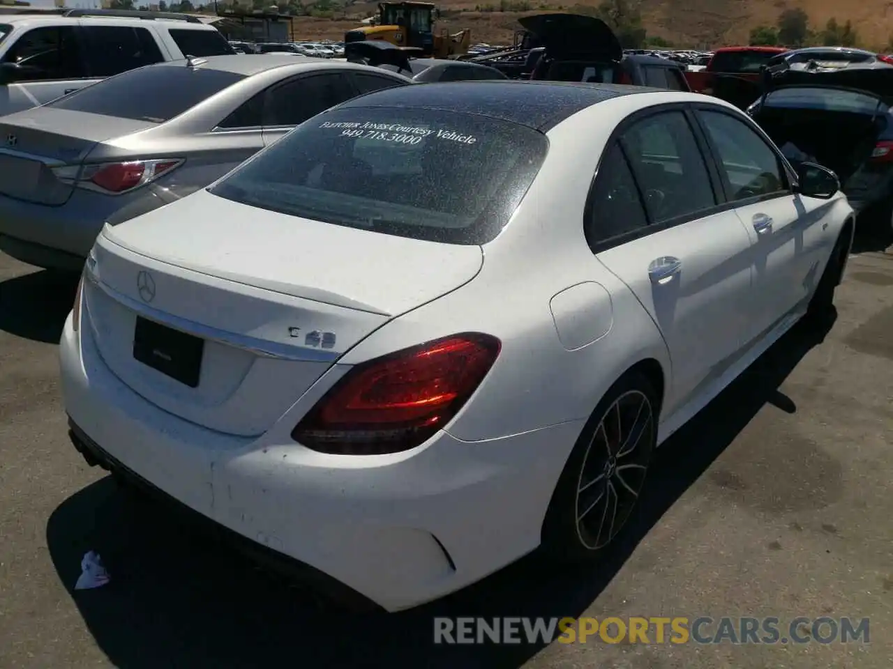 4 Photograph of a damaged car 55SWF6EB5KU293192 MERCEDES-BENZ C-CLASS 2019