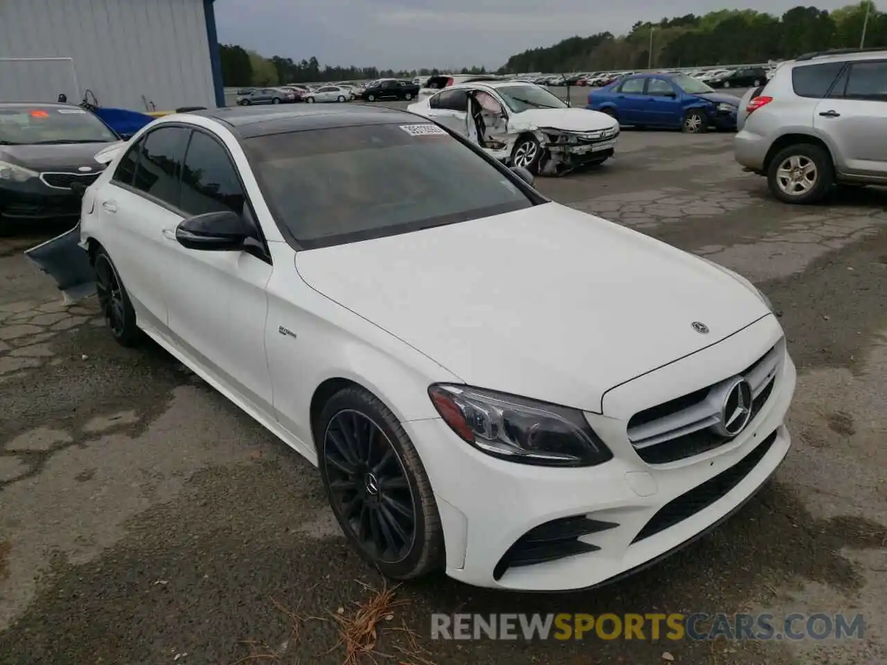 1 Photograph of a damaged car 55SWF6EB5KU299395 MERCEDES-BENZ C-CLASS 2019