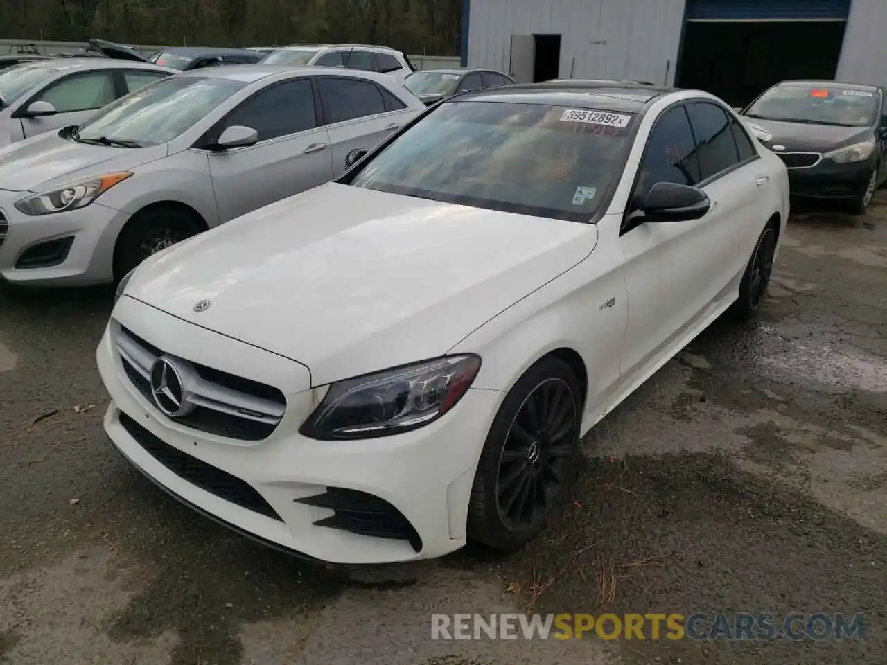 2 Photograph of a damaged car 55SWF6EB5KU299395 MERCEDES-BENZ C-CLASS 2019