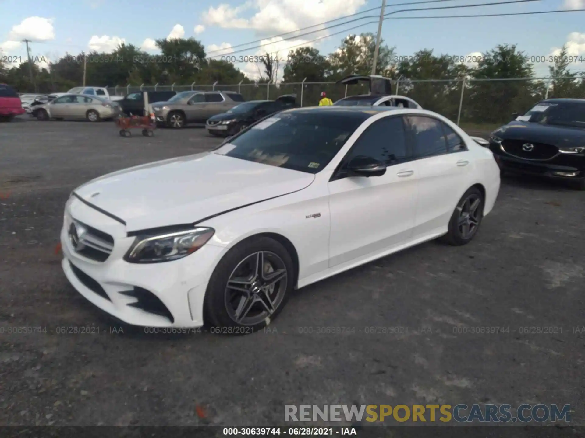 2 Photograph of a damaged car 55SWF6EB5KU309746 MERCEDES-BENZ C-CLASS 2019