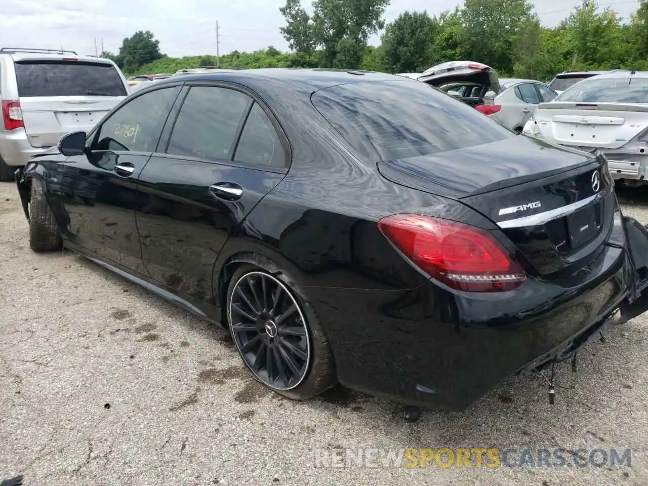 3 Photograph of a damaged car 55SWF6EB5KU319158 MERCEDES-BENZ C-CLASS 2019