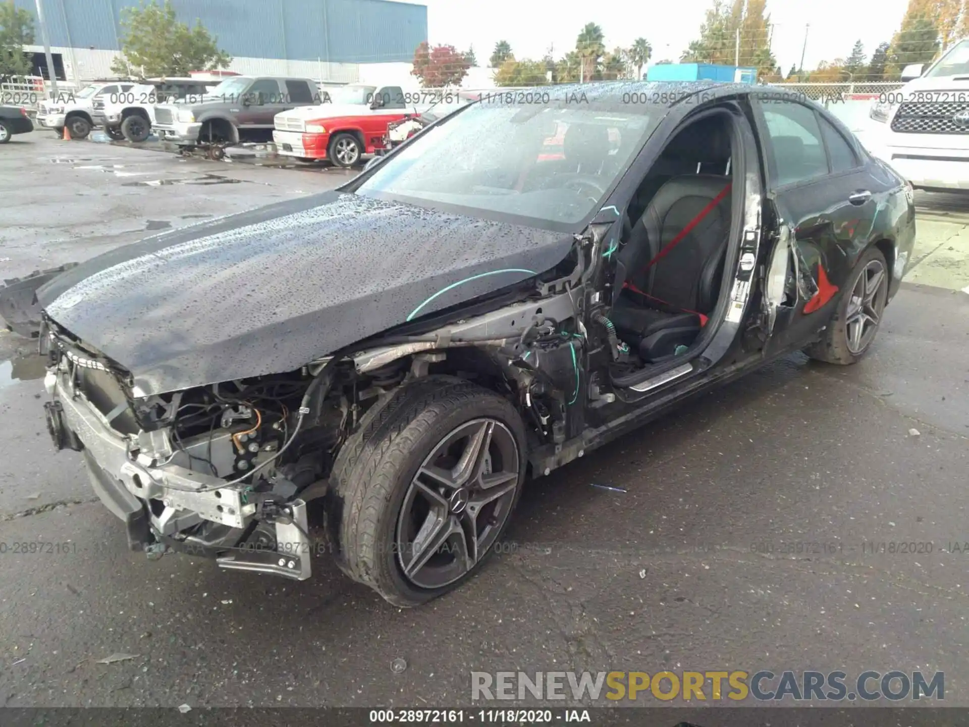 2 Photograph of a damaged car 55SWF6EB6KU287031 MERCEDES-BENZ C-CLASS 2019