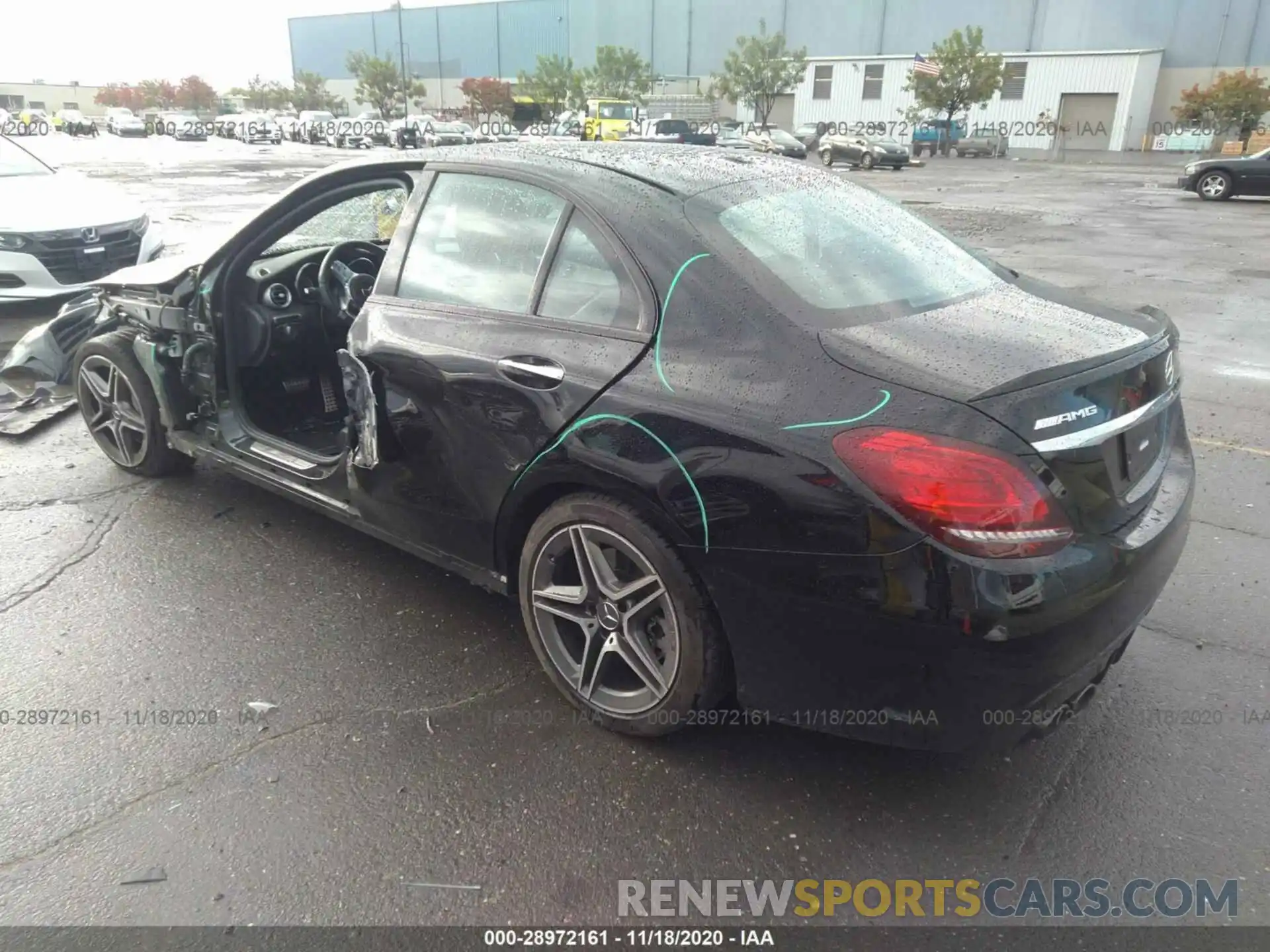 3 Photograph of a damaged car 55SWF6EB6KU287031 MERCEDES-BENZ C-CLASS 2019