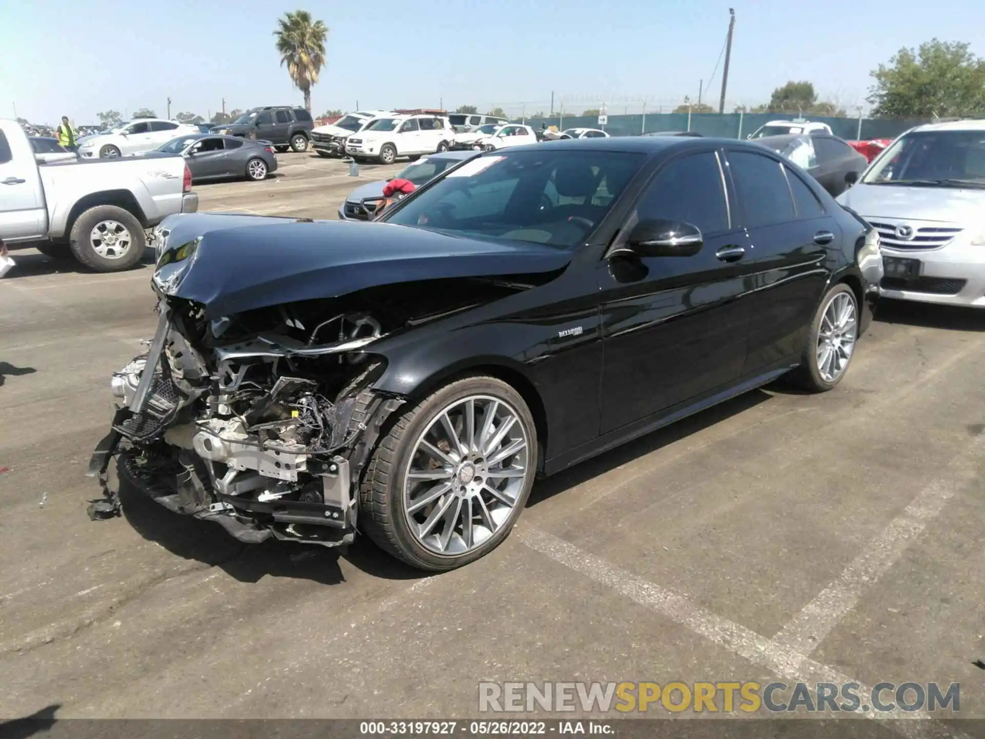 2 Photograph of a damaged car 55SWF6EB6KU294870 MERCEDES-BENZ C-CLASS 2019