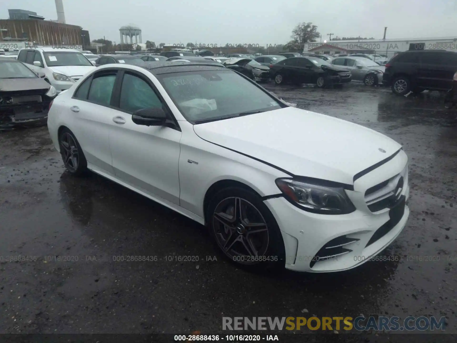 1 Photograph of a damaged car 55SWF6EB6KU308380 MERCEDES-BENZ C-CLASS 2019