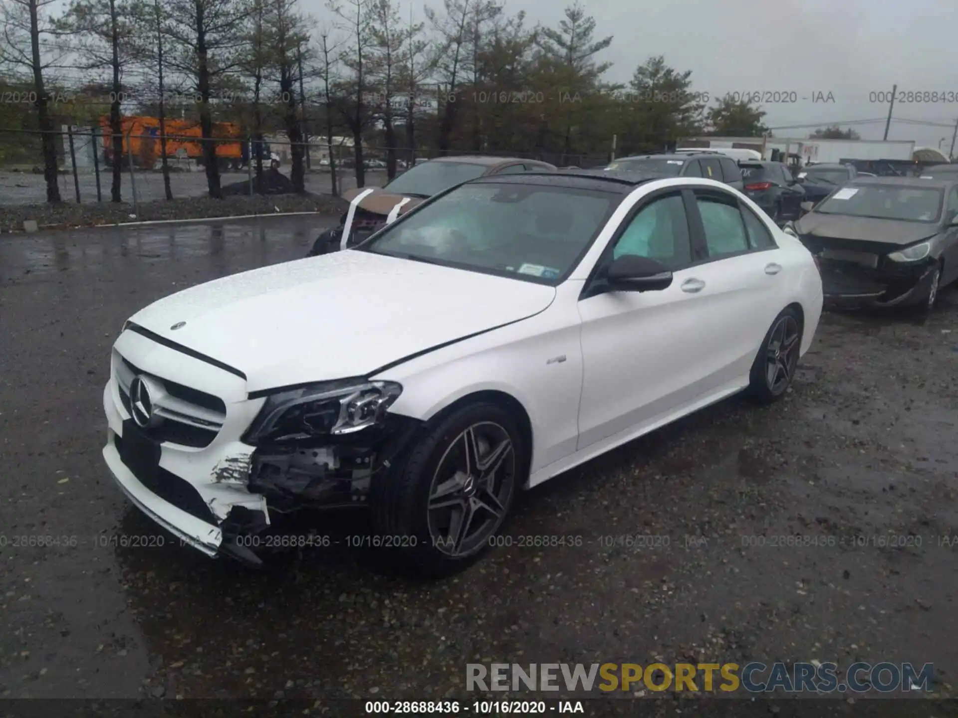 2 Photograph of a damaged car 55SWF6EB6KU308380 MERCEDES-BENZ C-CLASS 2019