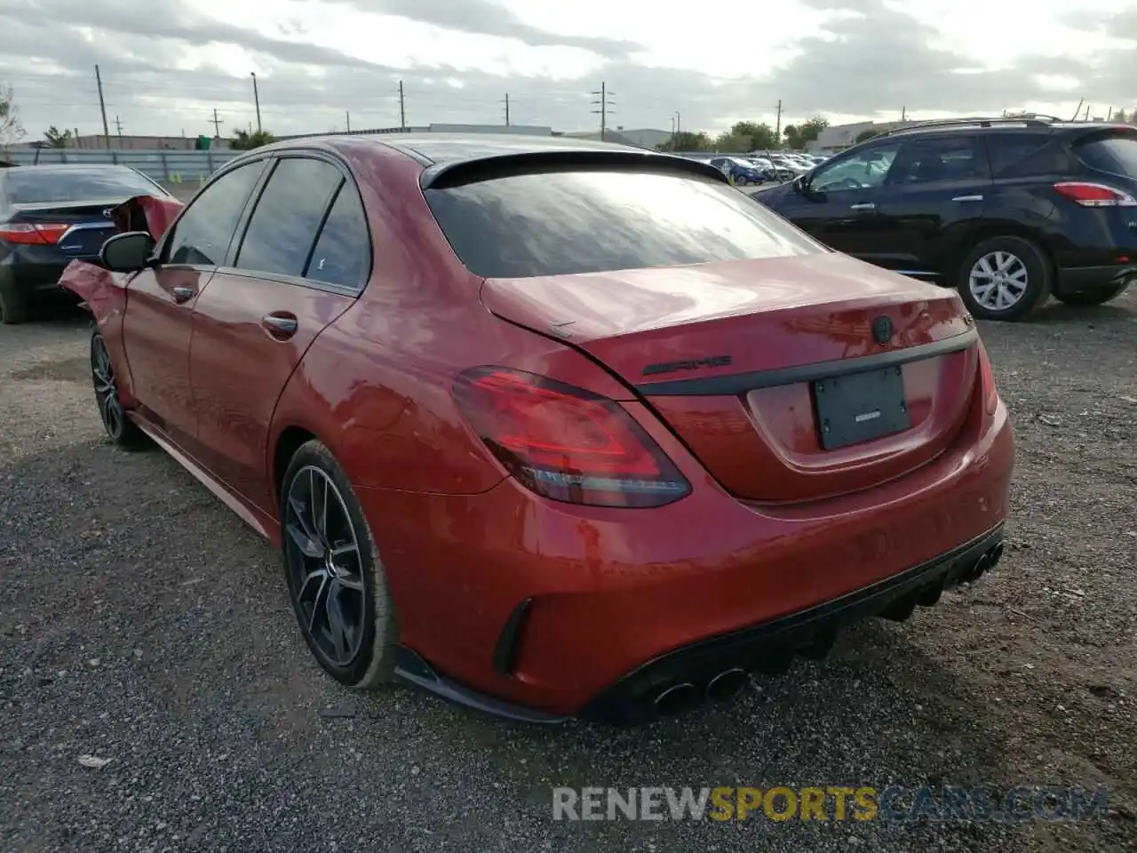 3 Photograph of a damaged car 55SWF6EB6KU311294 MERCEDES-BENZ C-CLASS 2019