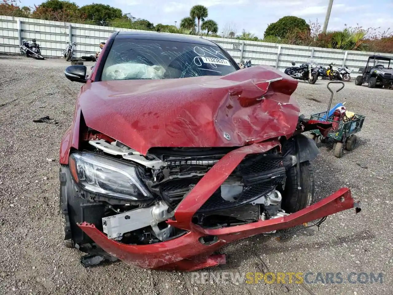 9 Photograph of a damaged car 55SWF6EB6KU311294 MERCEDES-BENZ C-CLASS 2019