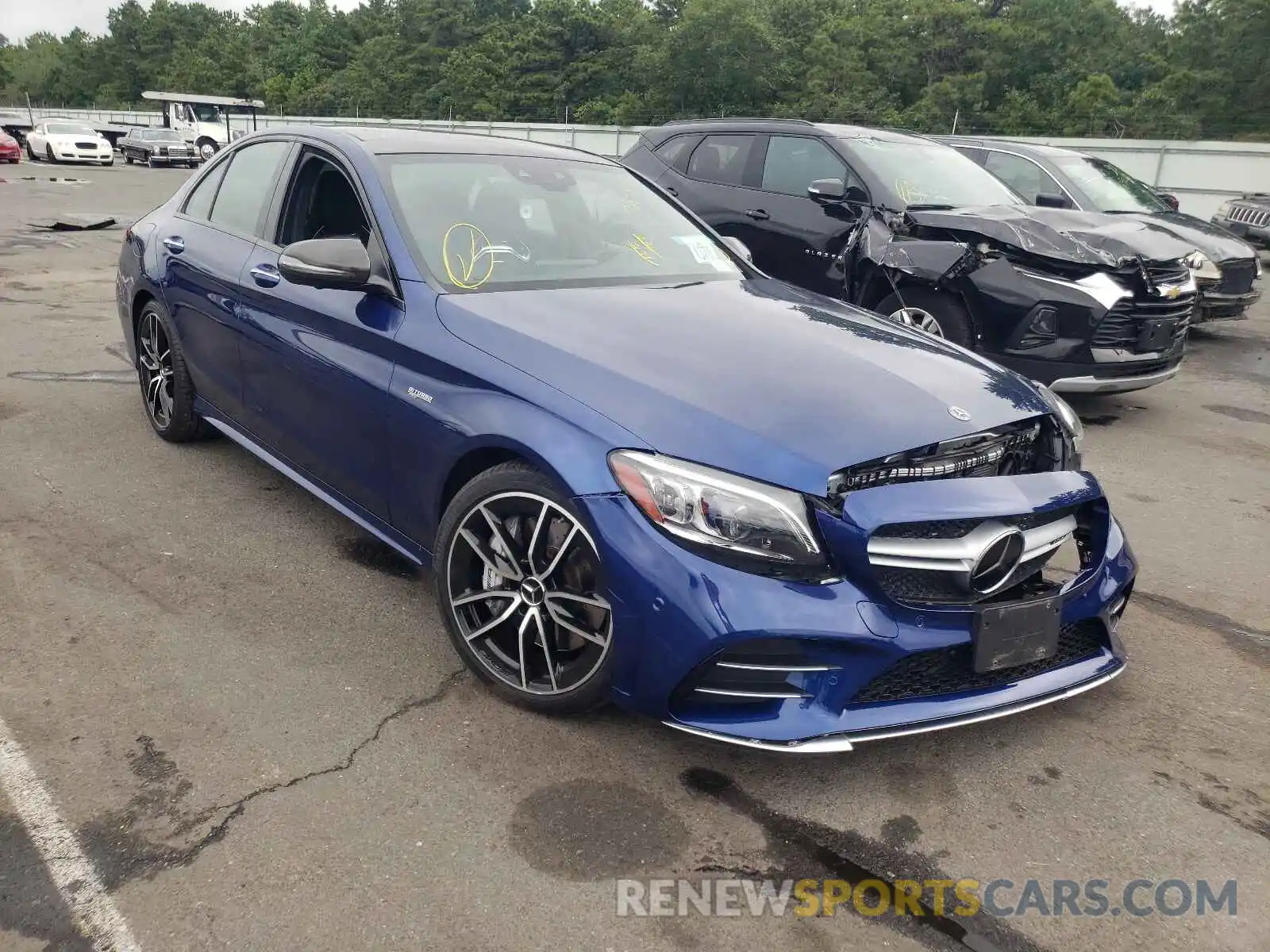 1 Photograph of a damaged car 55SWF6EB8KU280971 MERCEDES-BENZ C-CLASS 2019